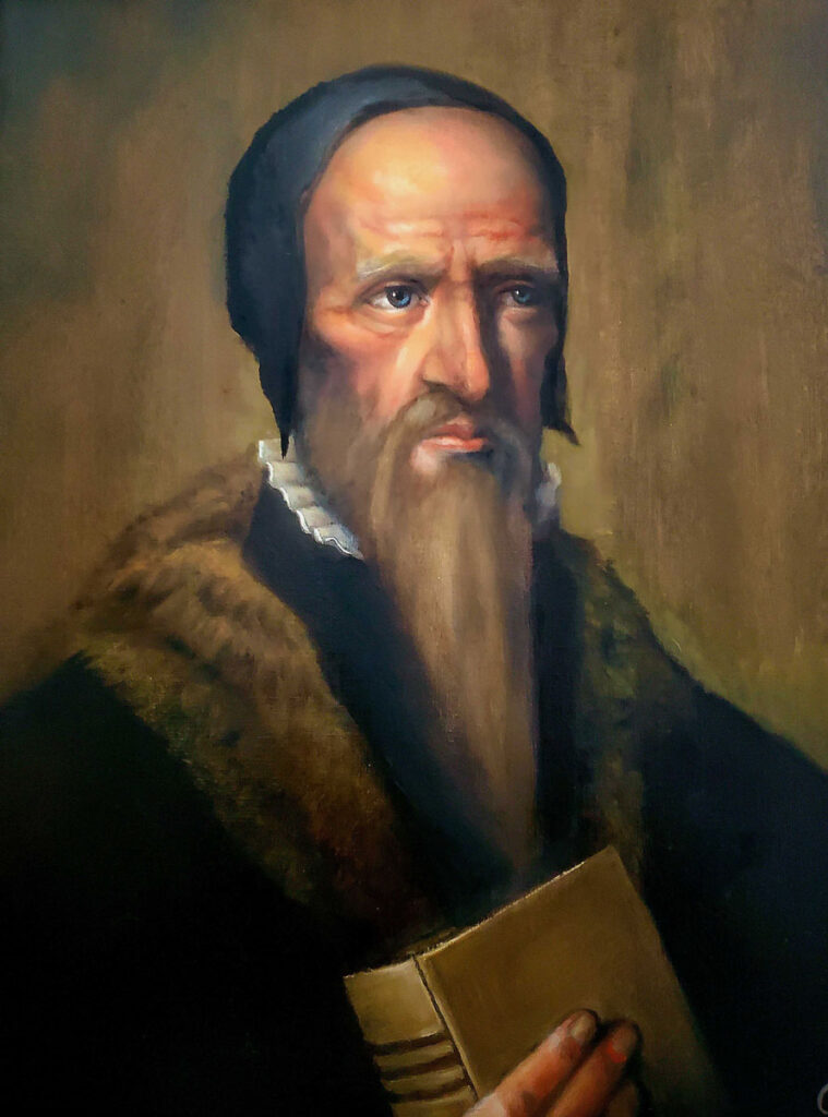 Who was John Calvin, Protestant Reformer and Pastor 1509-1564 Painting by Calvin Bryant